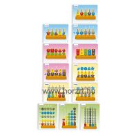 Színes Formaépítő - Abakusz feladatkártyákkal