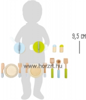 Konyhai eszközkészlet fából 24 hó+