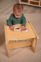 Ádám Montessori kisasztal székkel 24 hó+