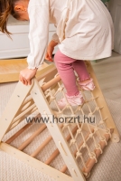 Pöttöm Tornász Háromszög mászóka csúszdával - eltérő mászóelemekkel 24 hó+