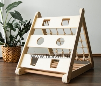 Pöttöm Tornász Háromszög mászóka - eltérő mászóelemekkel 24 hó+