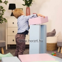 Modulkészlet kicsiknek II. világos pasztell színben - mozgásfejlesztő szivacsmodul  24 hó+