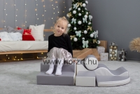 Modulkészlet kicsiknek III. szürke-fehér mozgásfejlesztő szivacsmodul  24 hó+