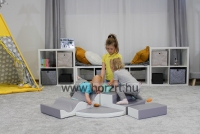 Modulkészlet kicsiknek III. szürke-fehér mozgásfejlesztő szivacsmodul  24 hó+