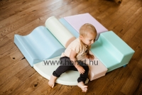 Modulkészlet kicsiknek III. világos pasztell- mozgásfejlesztő szivacsmodul  24 hó+