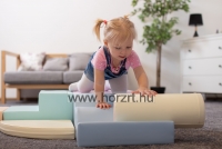 Modulkészlet kicsiknek III. világos pasztell- mozgásfejlesztő szivacsmodul  24 hó+