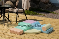 Modulkészlet kicsiknek III. világos pasztell- mozgásfejlesztő szivacsmodul  24 hó+