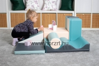 Modulkészlet kicsiknek VI. világos pasztell - mozgásfejlesztő szivacsmodul  24 hó+