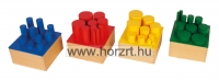 Montessori Színes hengerek