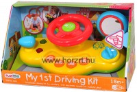 Bébi autó műszerfallal hanggal és fénnyel 6 hó+