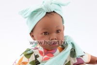 Néger anyuka kisbabájával,<br>40 cm 24 hó+