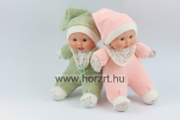 Gyömi baba - rózsaszín ruhában, 26 cm 24 hó+