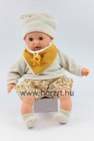 Peti baba - fiú, kopasz,<br>40 cm 24 hó+