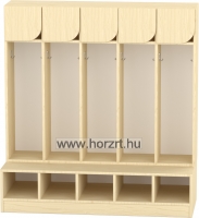 Komfort gyermeköltöző 5 fős-juhar