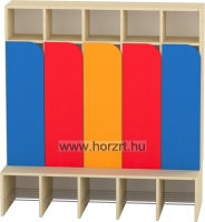 Ajtó -nagy Komfort gyermeköltözőhöz, 80,3x25,6 cm - íves, piros