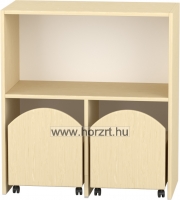 Komfort gurulós játéktároló - juhar