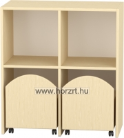 Komfort gurulós játéktároló - juhar