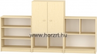 Komfort szekrény II. - 2 fakkos -polcos