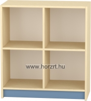 Komfort szekrény II. - 4 fakkos- alulajtós acélkék