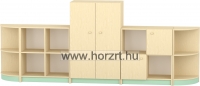 Komfort szekrény II. - 4 fakkos- átlós ajtós