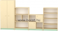 Komfort szekrény II. - 4 fakkos- átlós ajtós