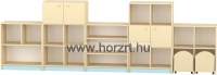 Komfort szekrény II. - gurulós tárolókkal