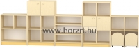 Komfort szekrény II. - gurulós tárolókkal
