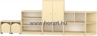 Komfort szekrény III. - 2 fakkos -2 polcos ajtós