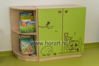 Sziluett Meserét szekrénysor - juhar