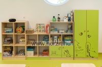 Sziluett Meserét szekrénysor - juhar