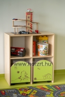 Sziluett Meserét szekrénysor - fehér