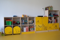 Sziluett Meserét szekrénysor - pasztellkék