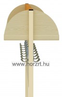 Törölköző- és pohártartó állvány - 32 akasztós