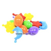 Quercetti - Bébi pattintós játék - figurák 12 db-os 12 hó+