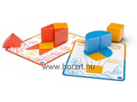 Geomag  kicsiknek -<br>Magicube mágneses építőkockák feladatlapokkal<br>16 darabos 24 hó+