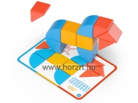 Geomag  kicsiknek -<br>Magicube mágneses építőkockák feladatlapokkal<br>16 darabos 24 hó+