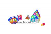 Mágneses Geometriai Építőjáték 30 db-os