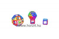 Mágneses Geometriai Építőjáték 60 db-os