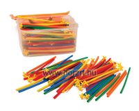 3D Konstrukciós Pálcika Építő - 400 db-os készlet