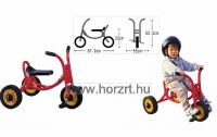Tricikli, ülőmagasság: 32 cm