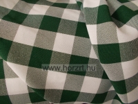 Abrosz 140x140cm kockás pamutvászon - Zöld