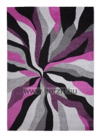 Fjord szőnyeg Magenta-szürke 120x170 cm