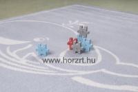 Sziluett szőnyeg Bálnás Pasztellkék 200x280 cm