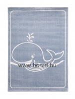 Sziluett szőnyeg Bálnás Pasztellkék 200x280 cm