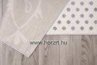 Sziluett szőnyeg Vízimozaik Fehér-világosszürke 200x280 cm