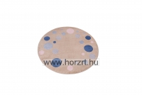 Pasztell körszőnyeg Drapp pöttyös 200 cm átmérőjű