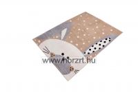 Pasztell szőnyeg Bézs nyuszis 160x230 cm