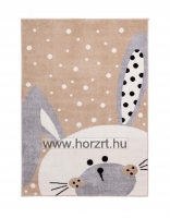 Pasztell szőnyeg Bézs nyuszis 120x170 cm