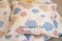 Ágyneműhuzat szett - felhőcskés, zipzáros
