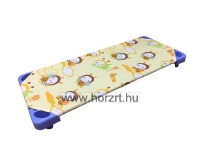 Bölcsődei steppelt lepedő - Méhecskés - sárga, sarokgumis